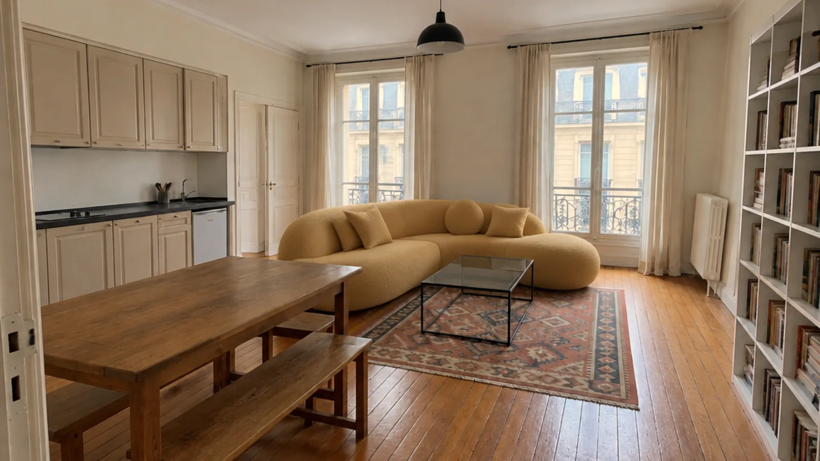 Appartement 3 pièces 68 m² meublé à louer à Paris