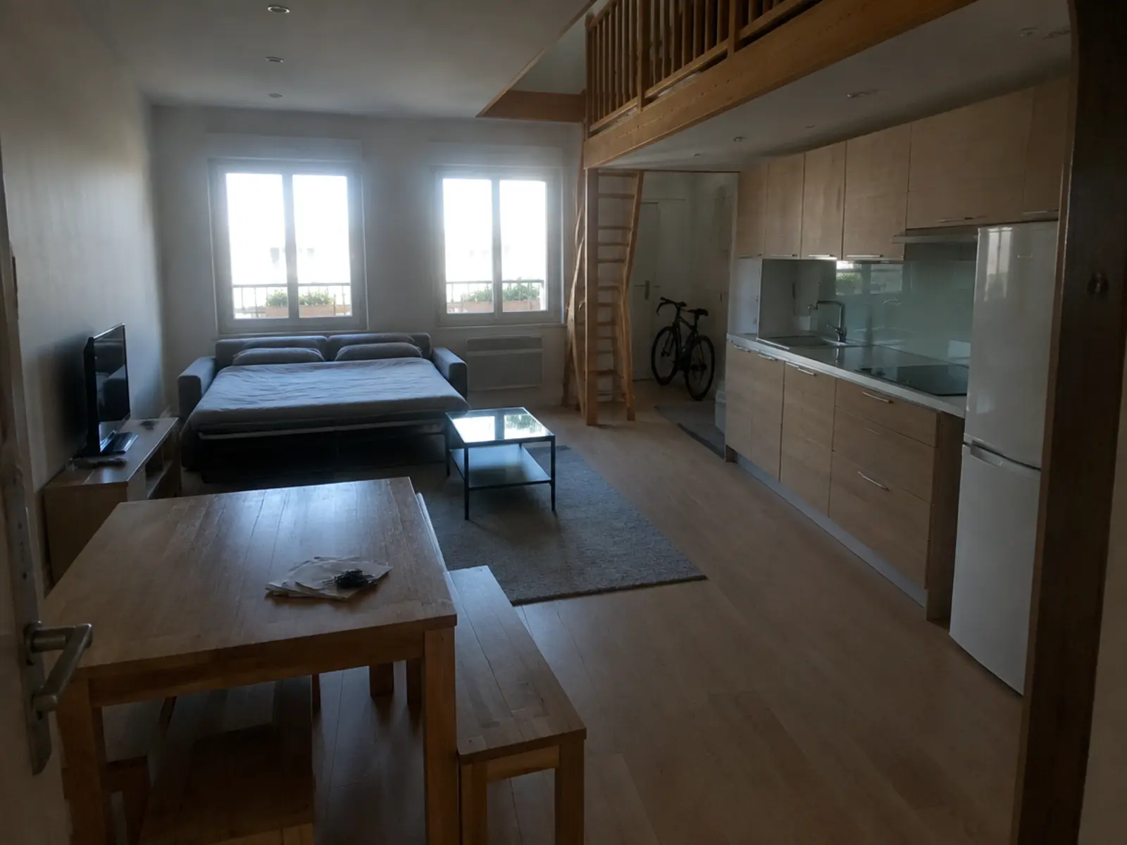 Appartement 1 pièce 29 m² meublé à louer à Saint-Denis