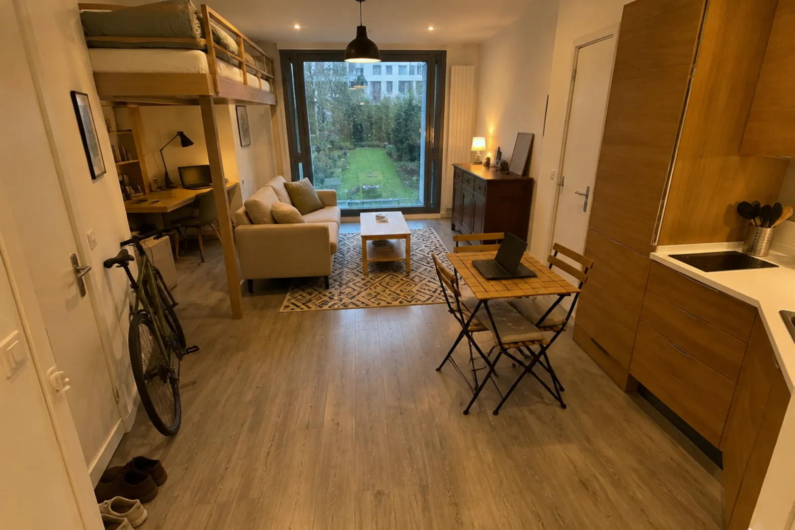 Appartement 1 pièce 27 m² meublé à louer à Lyon