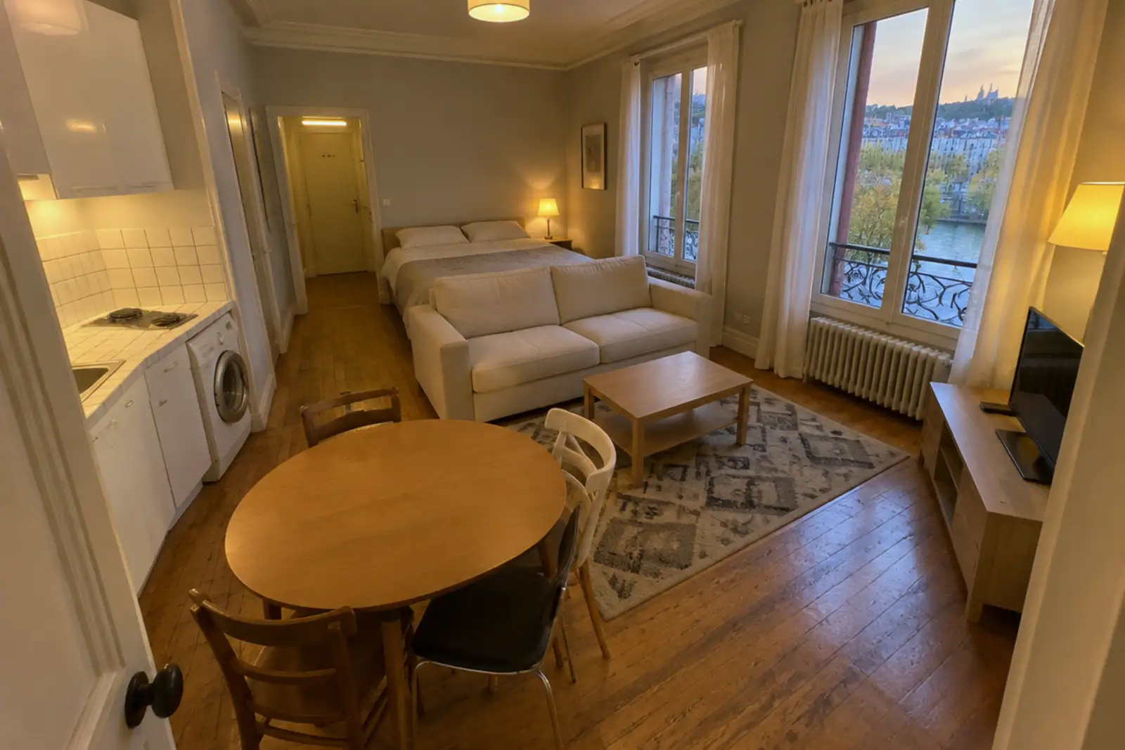 Appartement 1 pièce 26 m² meublé à louer à Lyon