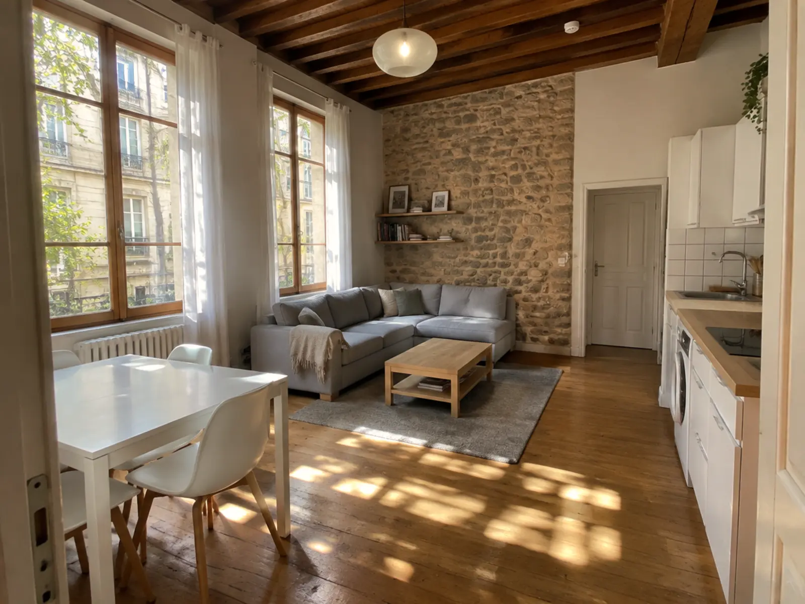 Appartement 2 pièces 47 m² meublé à louer à Lyon
