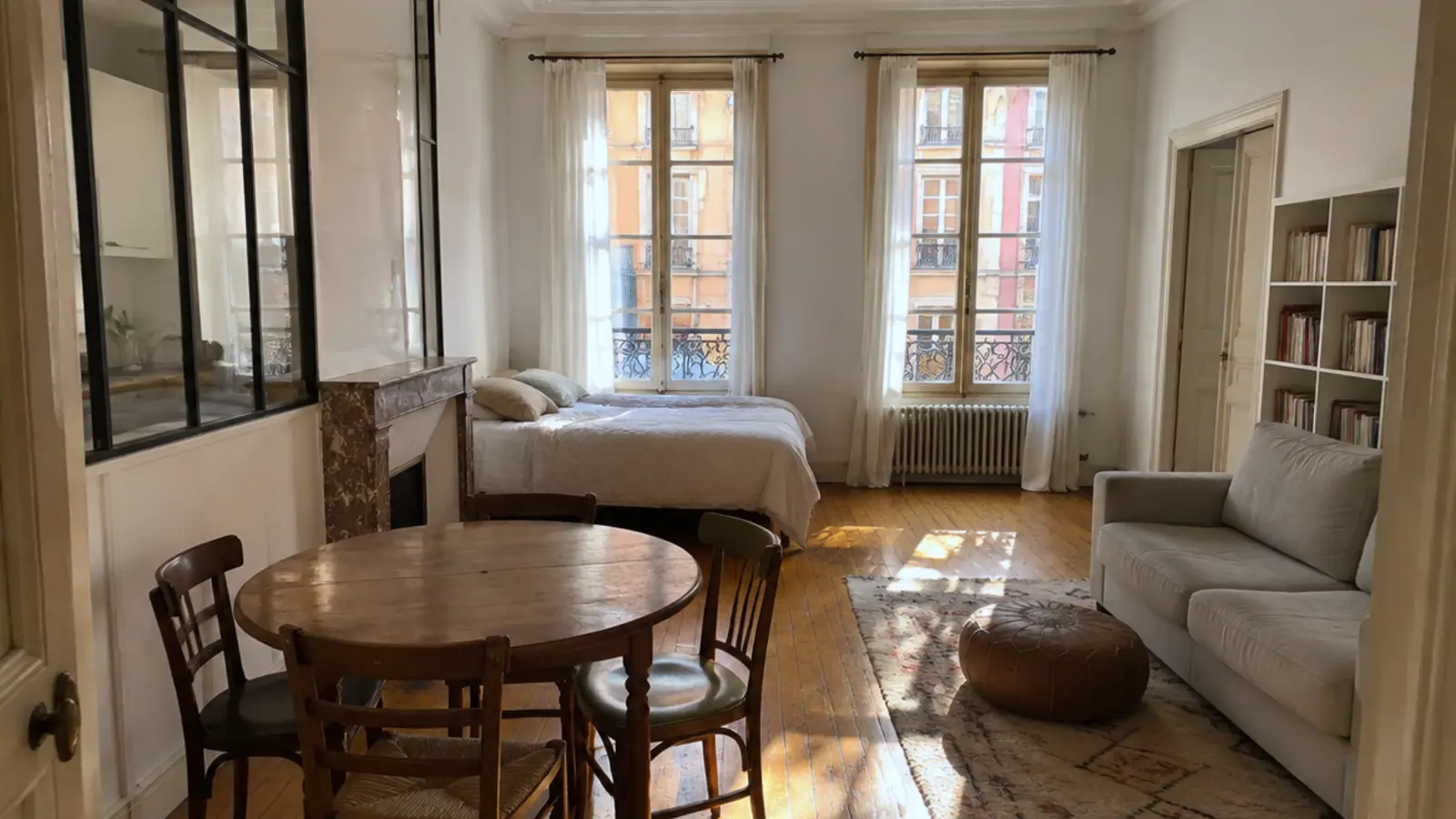 Appartement 1 pièce 25 m² meublé à louer à Lyon